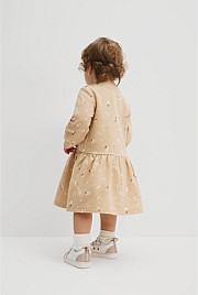 Organically Grown Cotton Ditsy Sweat Dress