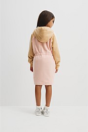 Organically Grown Cotton Spliced Sweat Dress