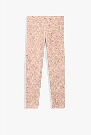 Organically Grown Cotton Blend Floral Legging