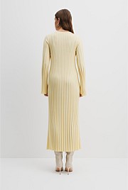 Pleat Knit Dress