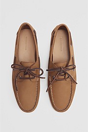 Flynn Nubuck Leather Boat Shoe