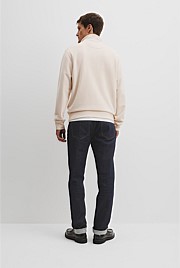 Verified Australian Cotton Half Zip Heritage Sweat