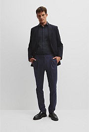 Tailored Fit Cotton Blend Stretch Shirt