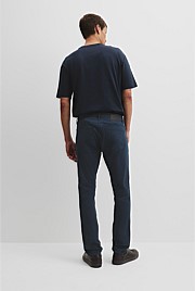 Organically Grown Cotton Garment Dyed Twill Five Pocket Pant