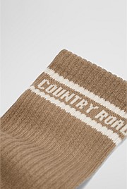 Australian Cotton Blend Country Road Sport Crew Sock