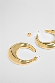 Extra Large Lunar Hoop Earring