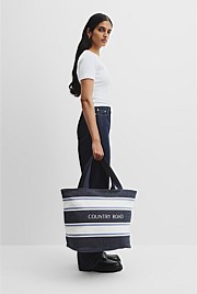 Verified Australian Cotton Harry Stripe Shopper