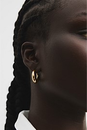 Small Lunar Hoop Earring