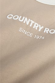 Australian Cotton Contrast Logo T-Shirt