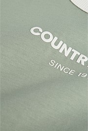 Australian Cotton Contrast Logo T-Shirt