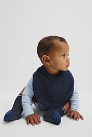 GOTS-certified Organic Heritage Embroidered Bib