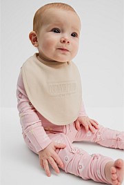 GOTS-certified Organic Heritage Embroidered Bib