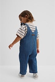 Denim Heart Overall