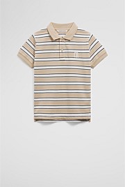 Organically Grown Cotton Logo Polo Shirt