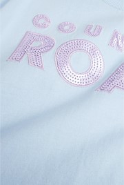 Organically Grown Cotton Sequin Logo T-Shirt