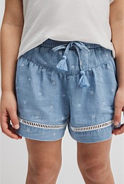 Organically Grown Cotton Pocket Daisy Short