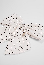 Polka Dot Bow Clip