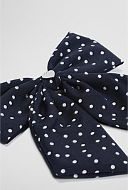 Polka Dot Bow Clip