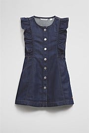 Denim Frill Dress