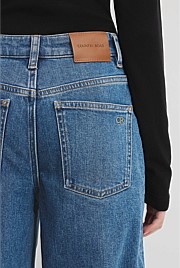 Teen High Rise Wide Jean