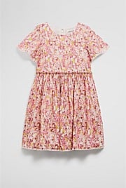 Organically Grown Cotton Garden Flare Dress