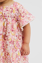 Organically Grown Cotton Garden Flare Dress