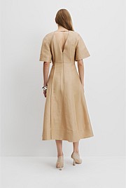 Panelled Detail Midi Dress