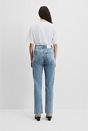 High Rise Straight Leg Jean