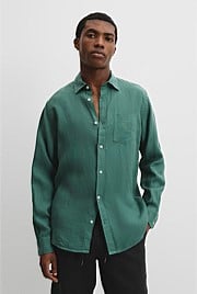 Regular Fit Organically Grown Linen Shirt