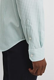 Regular Fit Gingham Travel Shirt