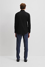 Tailored Fit Cotton Blend Stretch Shirt