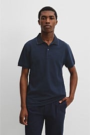 Australian Cotton Micro Textured Polo