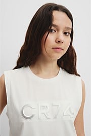 Teen Australian Cotton Modern Logo Tank