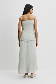 Organically Grown Linen Asymmetric Cami