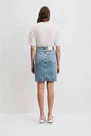 Denim Midi Skirt