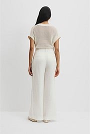 Organically Grown Linen Yarn Dyed Pant