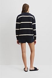 Australian Cotton CR Logo Stripe Sweat