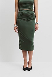 Cupro Jersey Skirt