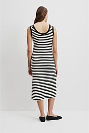 Stripe Linen Jersey Dress