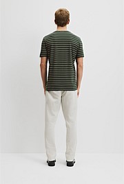 Pima Crew Stripe T-Shirt