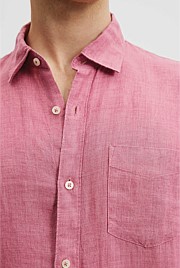 Regular Fit Organically Grown Delave Linen Shirt