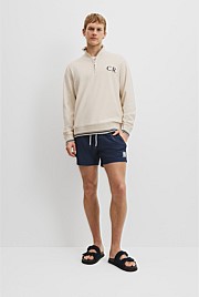 Verified Australian Cotton CR Logo Half Zip Sweat