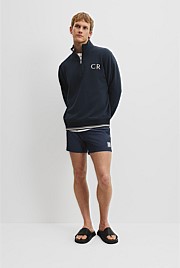 Verified Australian Cotton CR Logo Half Zip Sweat