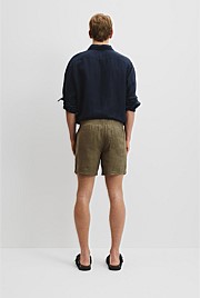 Organically Grown Linen Drawcord Short