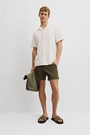 Australian Cotton Textured Short Sleeve Shirt