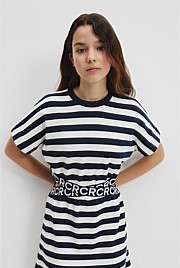 Teen Logo Cut-Out Dress