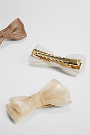 Shimmer Bow Pack of 3