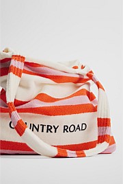 Verified Australian Cotton Stripe Bag-to-Towel