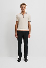 Australian Cotton Contrast Trim Polo