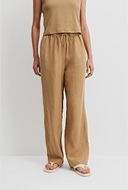 Organically Grown Linen Pull-On Pant